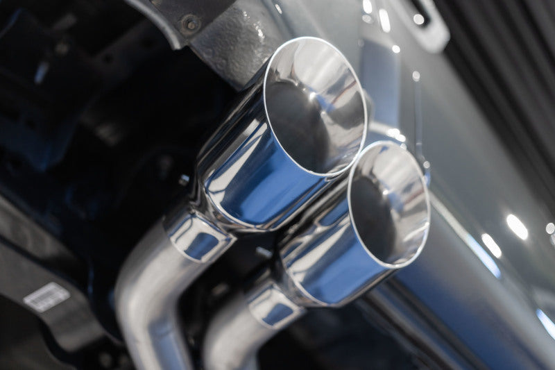 MBRP S5219AL 2021+ Ford F150 Aluminized Dual Pre-Axle (Street Profile) 2.5in OD Tips 3in Cat Back Exhaust