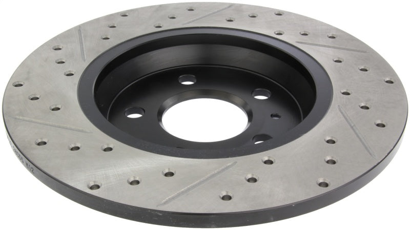 Stoptech 127.33127L StopTech Power Slot 09-10 Audi A4/A4 Quattro / 08-10 A5 / 10 S4 Rear Left Drilled & Slotted Rotor