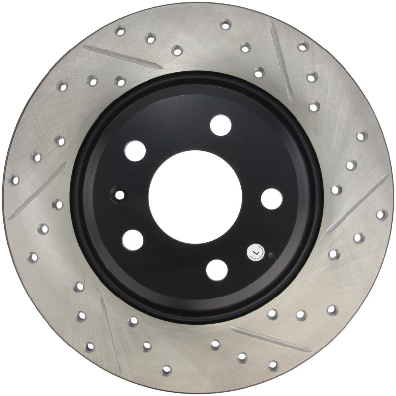 Stoptech 127.33127L StopTech Power Slot 09-10 Audi A4/A4 Quattro / 08-10 A5 / 10 S4 Rear Left Drilled & Slotted Rotor