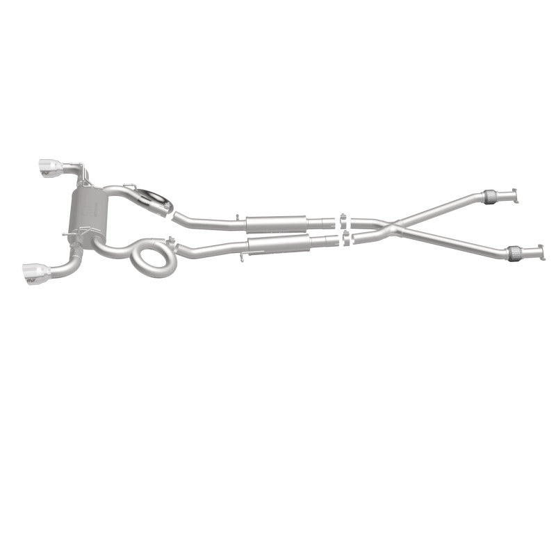 Magnaflow 19135 MagnaFlow Cat-Back 09-17 Nissan 370Z V6 3.7L Street Series SS 2.25in Dual Split Rear Exit Exhaust