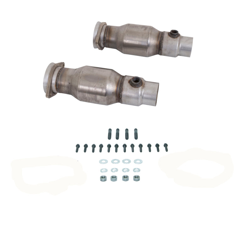 BBK 4021 10-15 Camaro LS3 L99 Long Tube Exhaust Headers With Converters - 1-3/4 Chrome