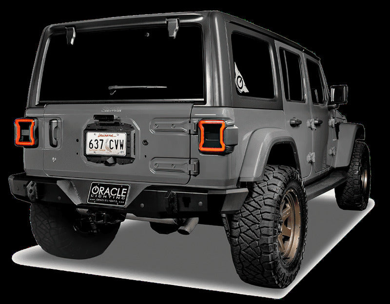 ORACLE Lighting 5852-504 Oracle Jeep Wrangler JL Black Series LED Tail Lights SEE WARRANTY