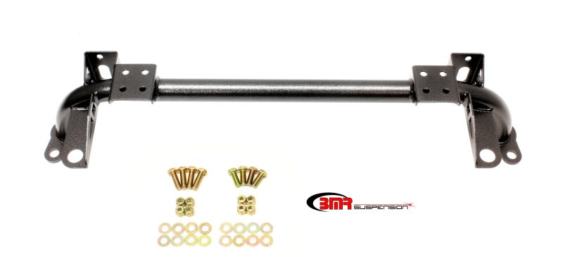 BMR Suspension RS003H BMR 05-14 S197 Mustang Radiator Support w/ Sway Bar Mount - Black Hammertone