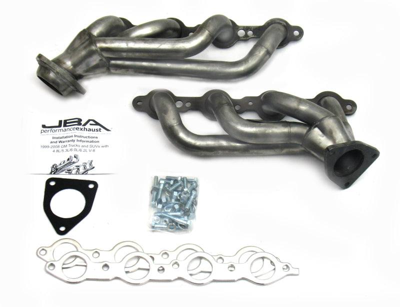 JBA 1850S-2 02-13 GM Truck 4.8L/5.3L LS Raw 409 Cat4Ward Header