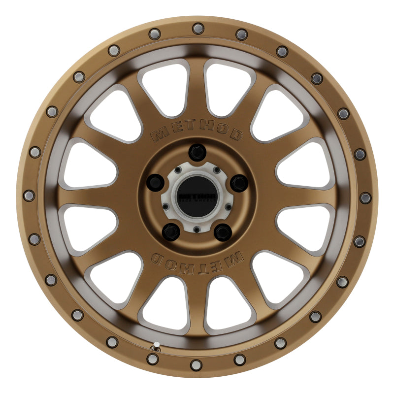 Method Wheels MR60521050924N Method MR605 NV 20x10 -24mm Offset 5x5 71.5mm CB Method Bronze Wheel