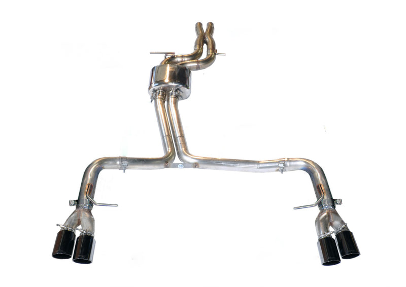 AWE Tuning 3020-43026 Audi B8.5 S4 3.0T Track Edition Exhaust - Diamond Black Tips (102mm)