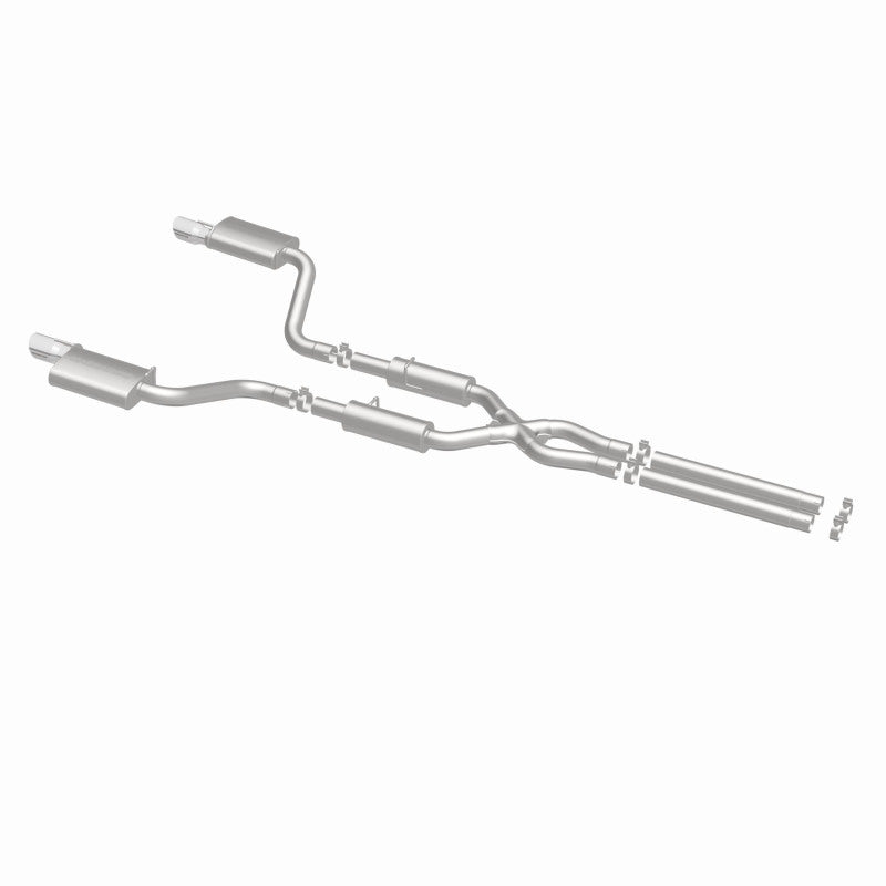 Magnaflow 15494 MagnaFlow 11-12 Dodge Charger SRT-8 Hemi Dual Split Rear Exit Stainless Cat-Back Performance Exhaust