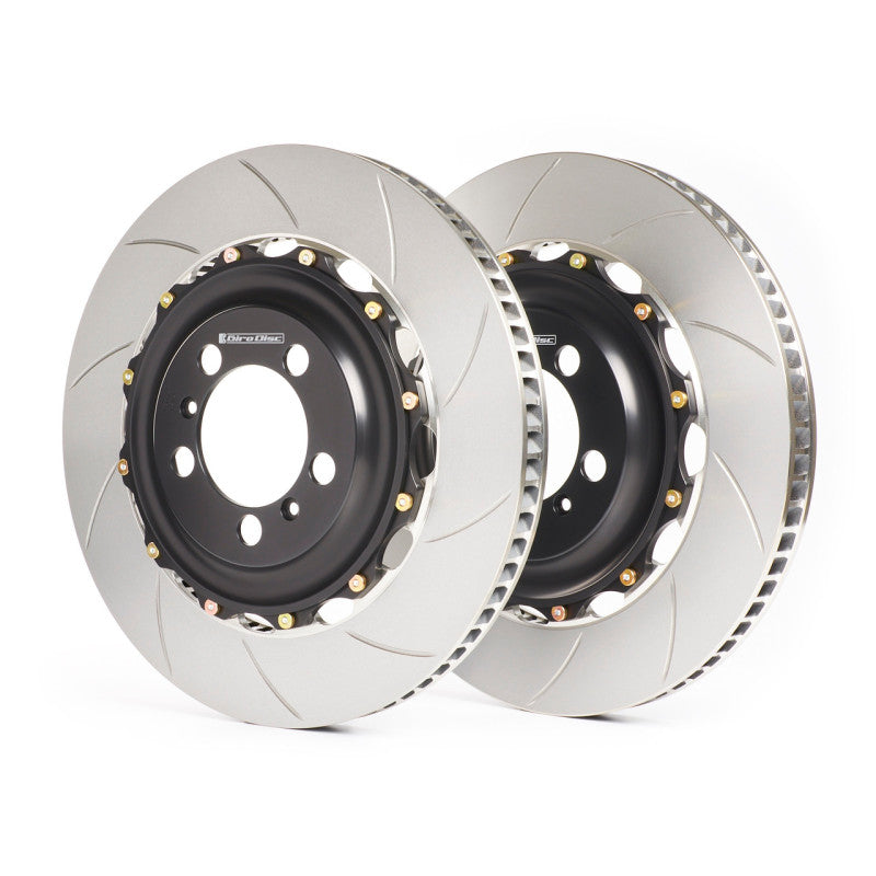 GiroDisc A1-311 Audi B9 S4/S5/SQ5 Zinc Plated Slotted Front 2-Piece Rotors