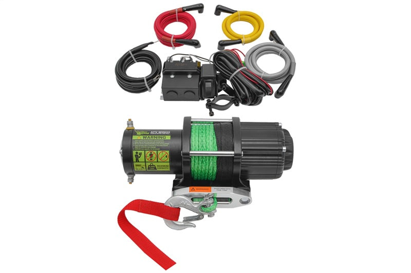 Voodoo Offroad P000025 Summoner 4500lb UTV Winch w/ 50ft Synthetic Rope