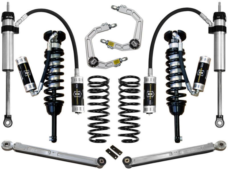 ICON K53055 03-09 Toyota 4Runner/FJ 0-3.5in Stage 5 Suspension System w/Billet Uca