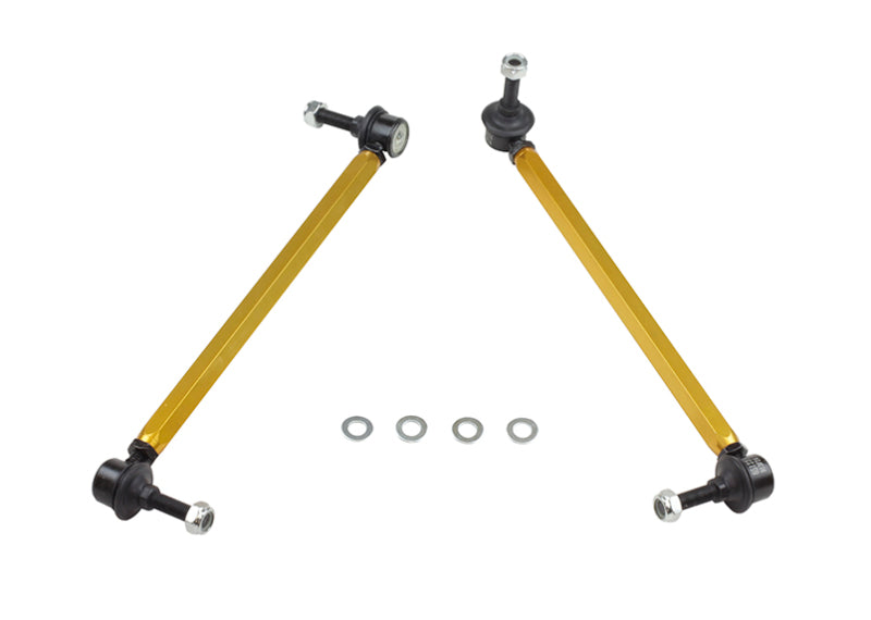 Whiteline KLC151 06/05+ Ford Focus LS / 05/09+ Mazda 3 BK Front Swaybar Link Kit H/Duty Adj Steel Ball