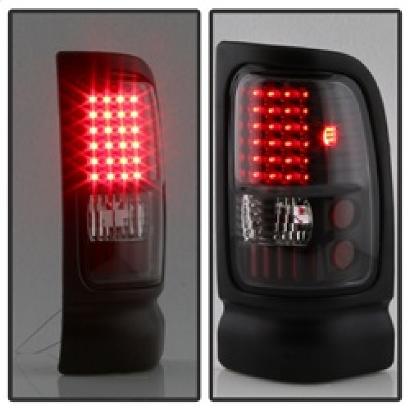 SPYDER 5012777 xTune Dodge RAM 1500 94-01 / RAM 2500/3500 94-02 LED Tail Lights Black ALT-ON-DRAM94-LED-BK