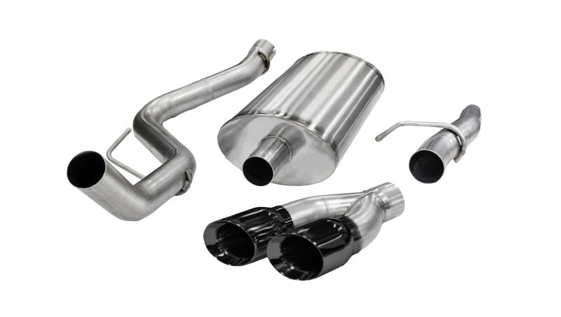 CORSA Performance 14393BLK Corsa 2011-2014 Ford F-150 5.0L V8 Black Sport Cat-Back Exhaust