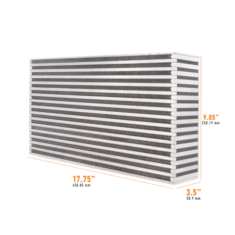 Mishimoto MMUIC-17 Universal Air-to-Air Intercooler Core - 17.75in / 9.85in / 3.5in