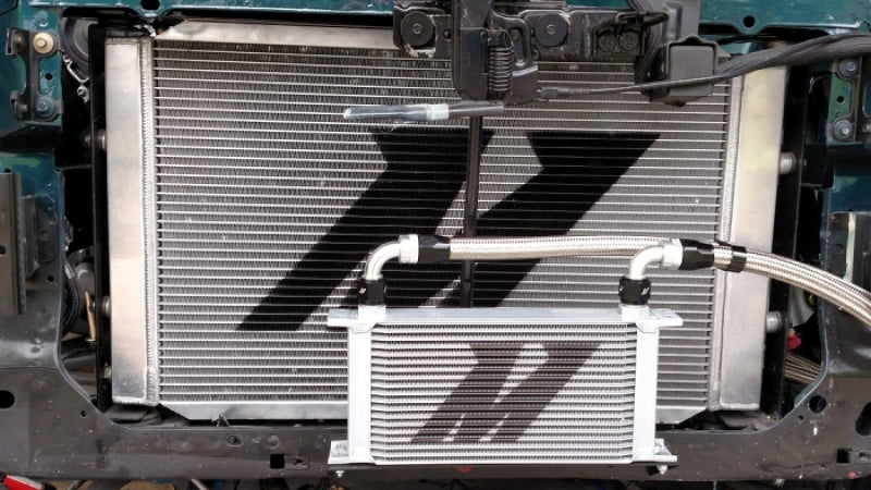 Mishimoto MMOC-U Universal 10 Row Oil Cooler Kit (Metal Braided Lines)