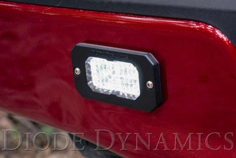 Diode Dynamics DD6428P Stage Series 2 In LED Pod Sport - White Flood Flush RBL (Pair)