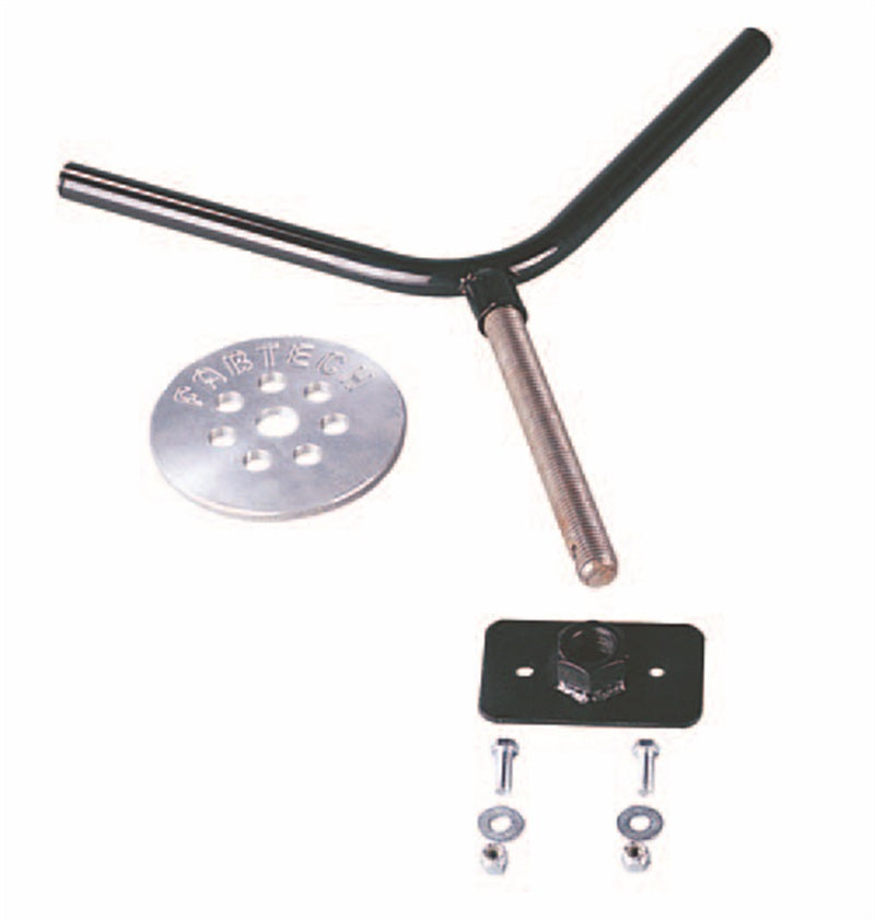 Fabtech FTT10001BK Universal Spare Tire Flat Mount - Black