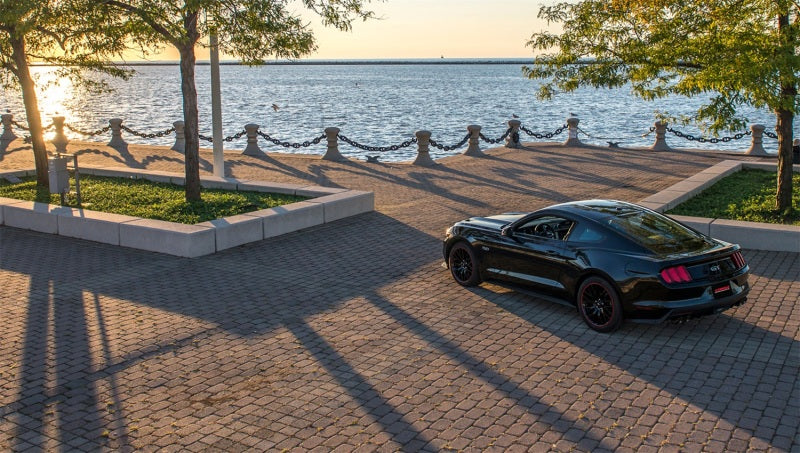 CORSA Performance 14334BLK Corsa 2015-2017 Ford Mustang GT 5.0 3in Axle Back Exhaust Black Quad Tips (Sport)