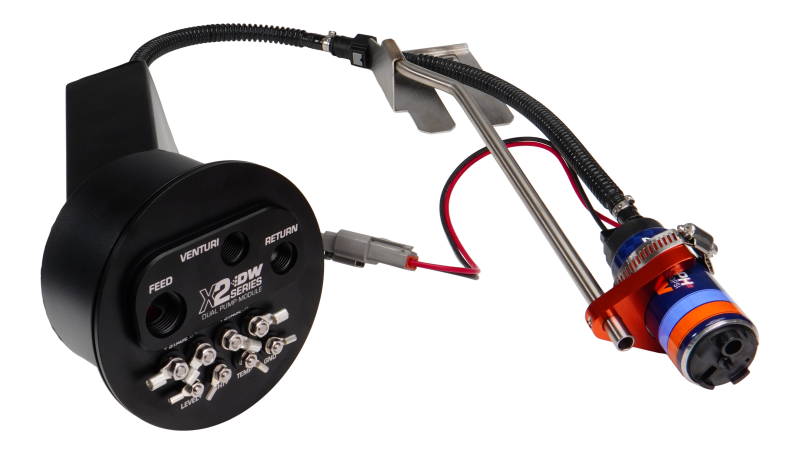 DeatschWerks 9-421-7022 94-02 Nissan Silvia and Skyline X2 Surge Module with DW420 Pumps and Install Kit