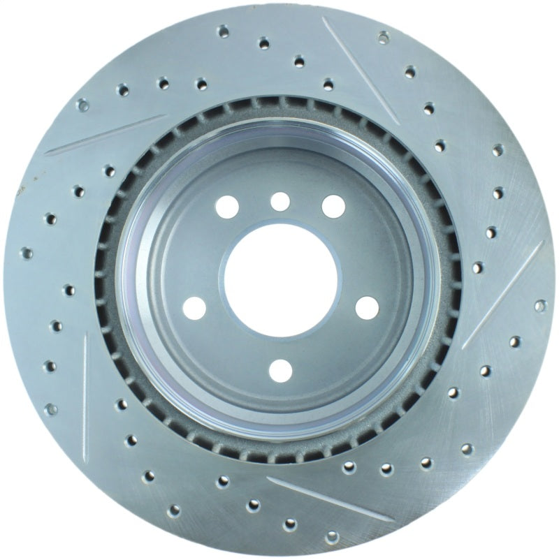 Stoptech 227.34080R StopTech Select Sport 07-13 BMW 335i Slotted & Drilled Vented Right Rear Brake Rotor