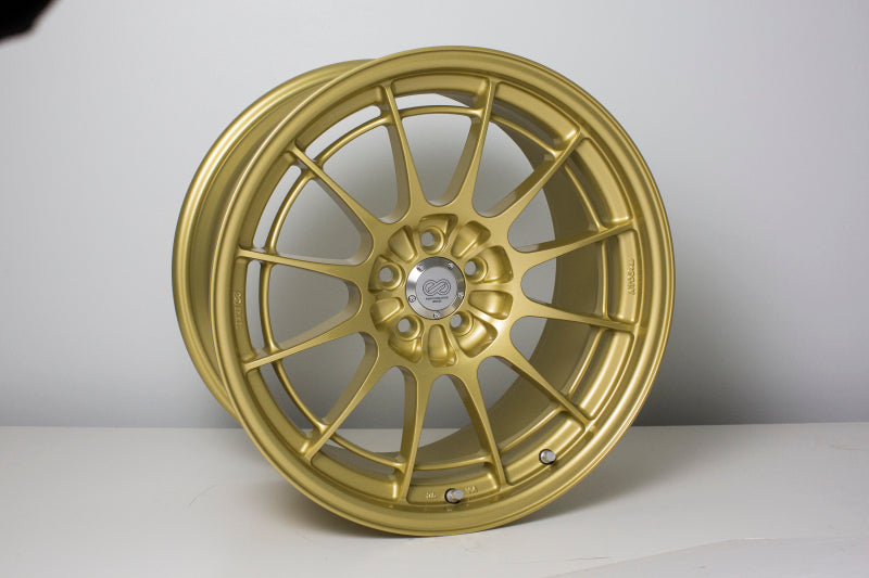 Enkei 3658958040GG NT03+M 18x9.5 5x100 40mm Offset Gold Wheel (MOQ 40 / Special Order)