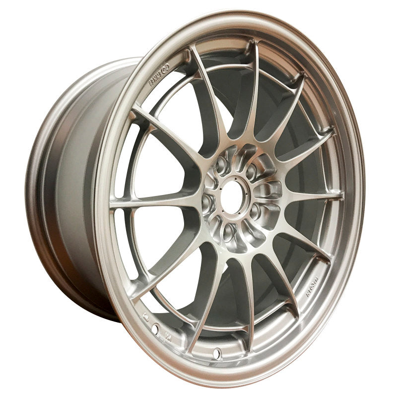 Enkei 3658953140SP NT03+M 18x9.5 5x108 40mm Offset 72.6mm Bore F1 Silver Wheel (MIN ORDER QTY 40)