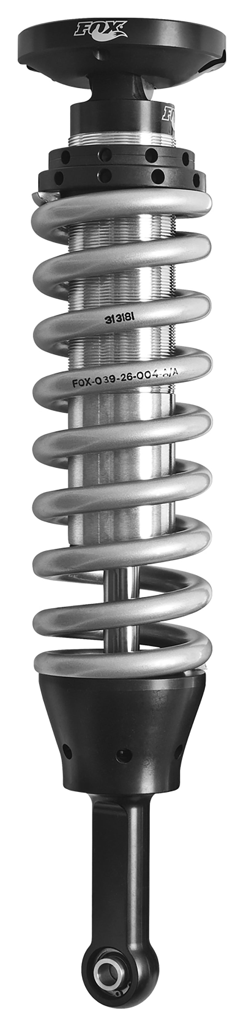 FOX 880-02-361 Fox 2005 Tacoma 2.5 Factory Series 4.61in. IFP Coilover Shock Set - Black/Zinc