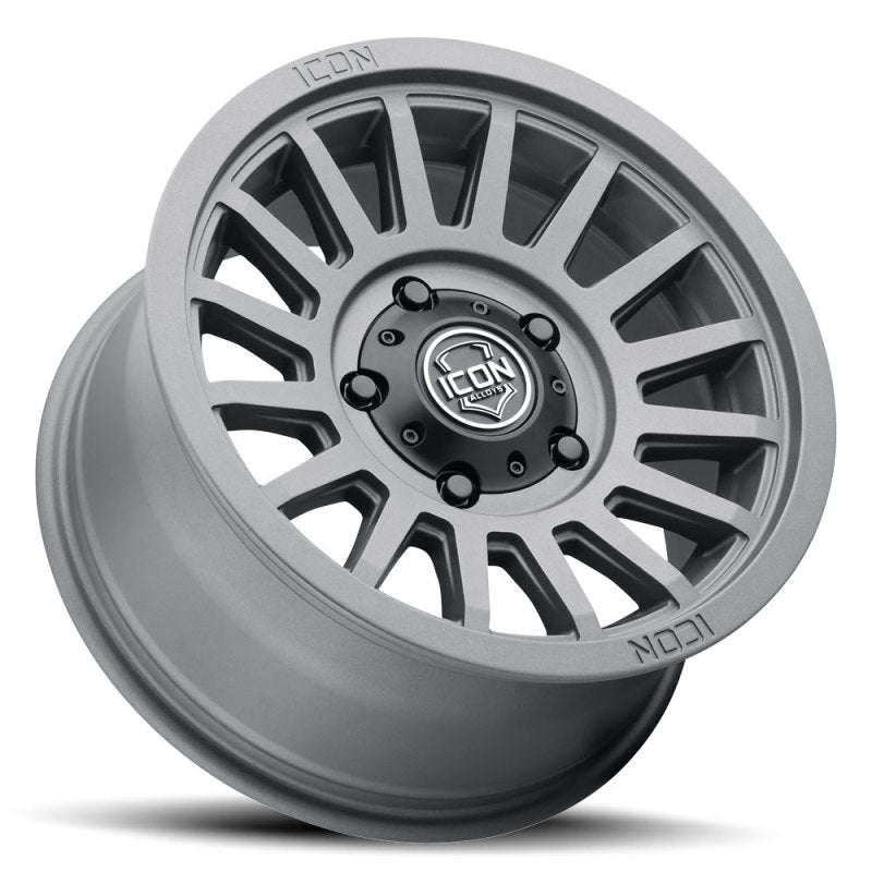 ICON 3617856547CH Recon SLX 17x8.5 5x4.5 0mm Offset 4.75in BS 71.5mm Bore Charcoal Wheel