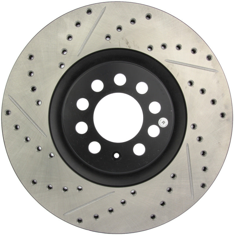 Stoptech 127.33062R StopTech Slotted & Drilled Sport Brake Rotor
