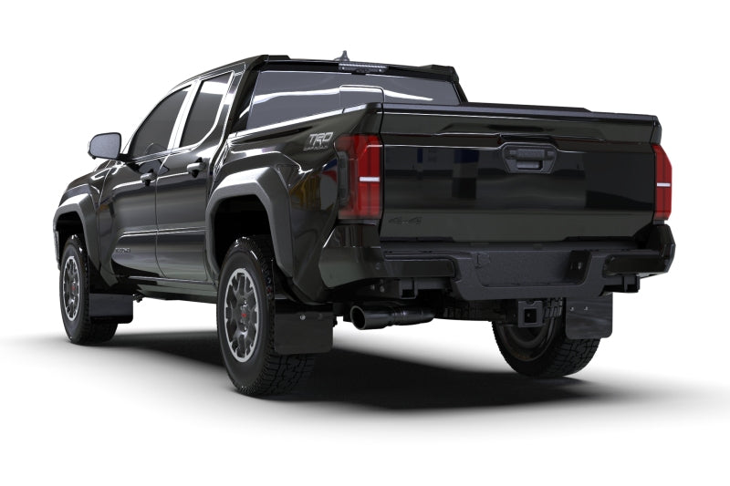 Rally Armor MF114-UR-BLK-MBK 2024 Toyota Tacoma Black UR Mud Flap w/ Metallic Black Logo