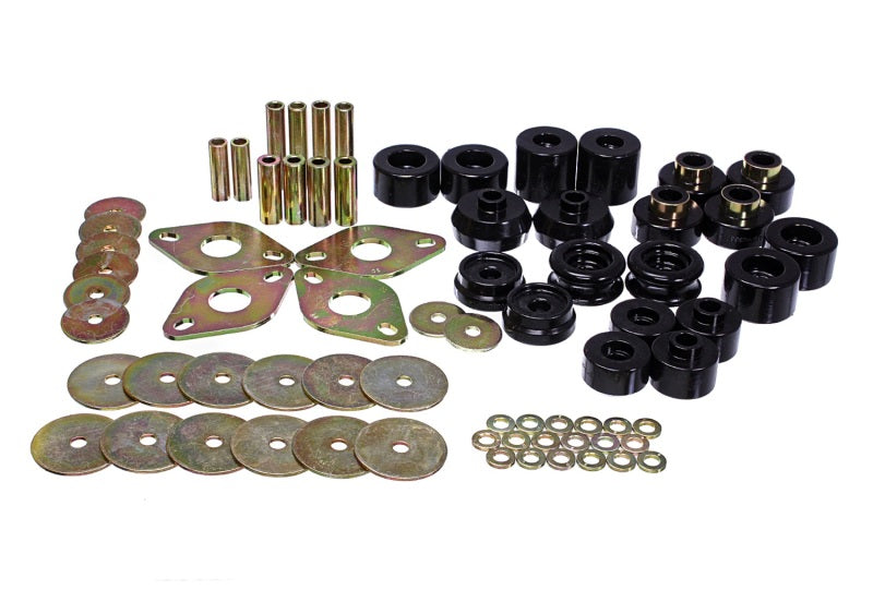 Energy Suspension 8.4110G 00-02 Toyota 4-Runner 2WD/4WD Black Body Mount Bushing Set