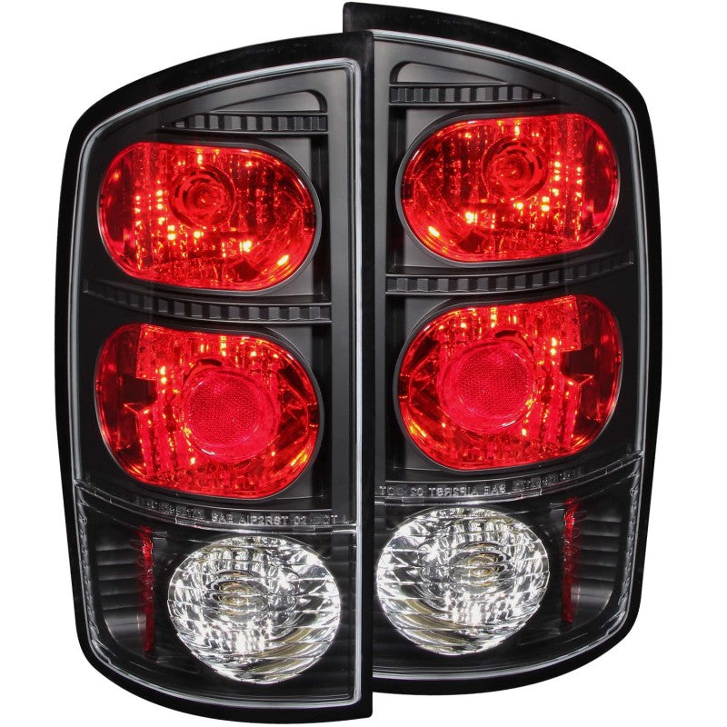 ANZO 211045 2002-2005 Dodge RAM 1500 Taillights Black