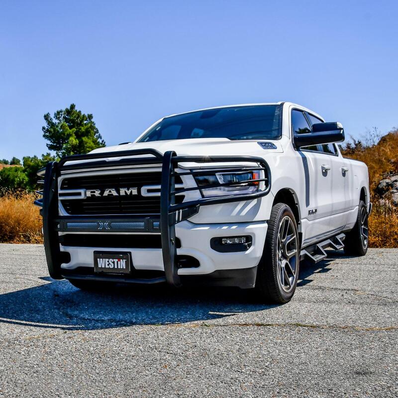Westin 40-33975 19-21 RAM 1500 Sportsman X Grille Guard - Textured Black (Excluding Classic & Rebel)