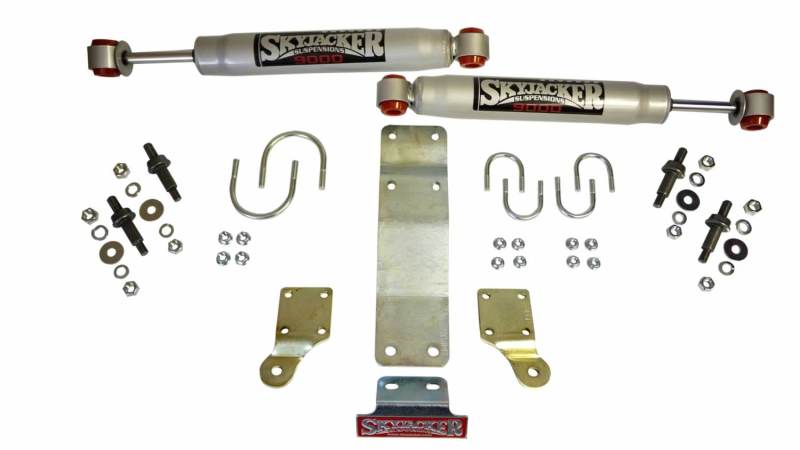 Skyjacker 9206 2007-2017 Jeep Wrangler (JK/JKU) (Use w/ JK717TR) Dual Steering Damper Kit w/ 9000 Series