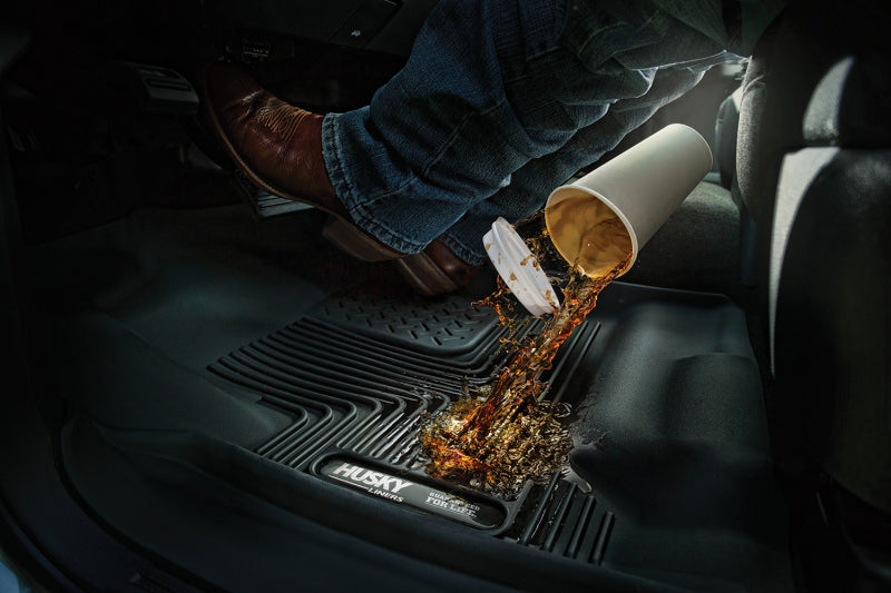 Husky Liners 53321 12-13 F-250/F-350/F-450 Super Duty X-Act Contour Black Front Floor Liners