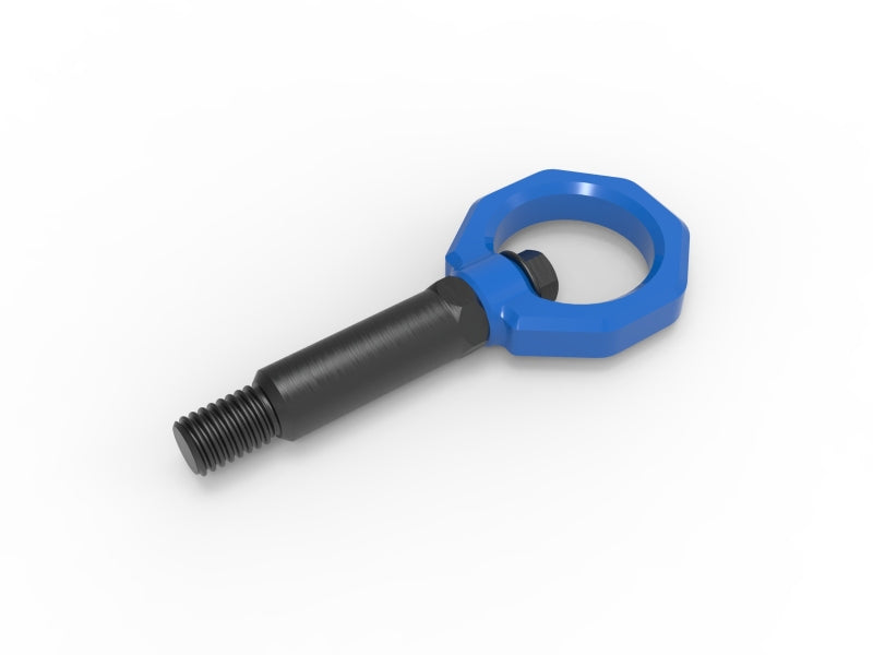 aFe 450-502001-L Control Front Tow Hook Blue BMW F-Chassis 2/3/4/M