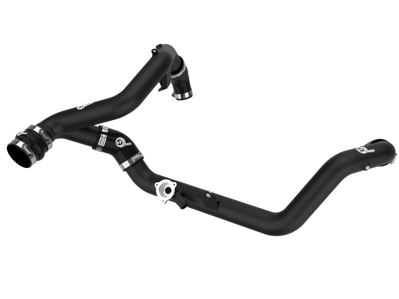 aFe 46-20658-B Bladerunner 2-1/4 IN Aluminum Hot Charge Pipe Black 20-23 Ford Explorer/Explorer ST - Black