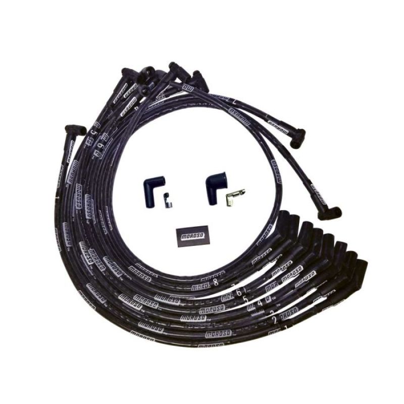 Moroso MOR51572 Ultra Plug Wire Set SBF 351W Black