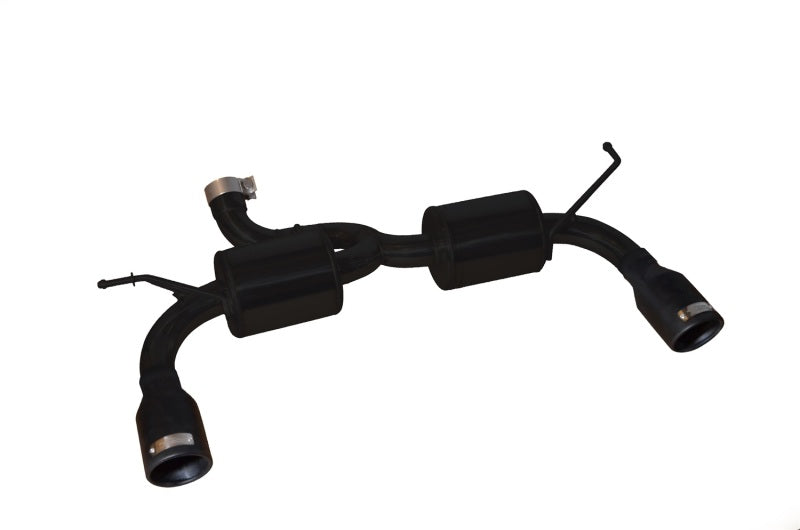 Injen SES5004BLK 07-17 Jeep Wrangler JK 3.6L/3.8L 63mm Stealth Black Axle-back Exhaust w/ 4in Black Tips