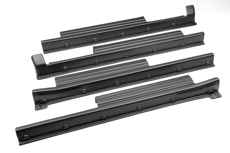 Bushwacker 14136 07-21 Toyota Tundra CrewMax Trail Armor Rocker Panel 4pc - Tex. Black