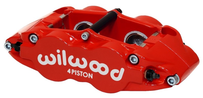 Wilwood 120-11876-RD Caliper-Narrow Superlite 4R - Red 1.12/1.12in Pistons 0.81in Disc