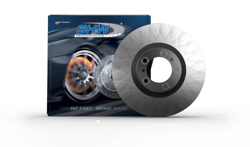 SHW Performance PRX39506 SHW 15-18 Porsche Macan Turbo 3.6L w/o Ceramic Brakes Rear Smooth Monobloc Brake Rotor (95B615601D)