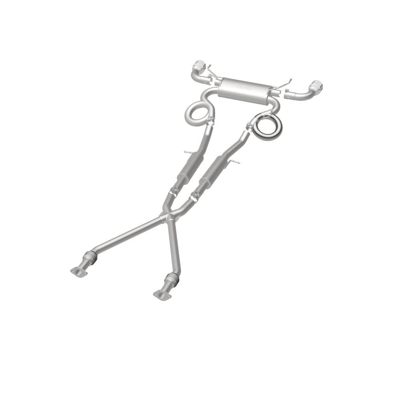 Magnaflow 19135 MagnaFlow Cat-Back 09-17 Nissan 370Z V6 3.7L Street Series SS 2.25in Dual Split Rear Exit Exhaust