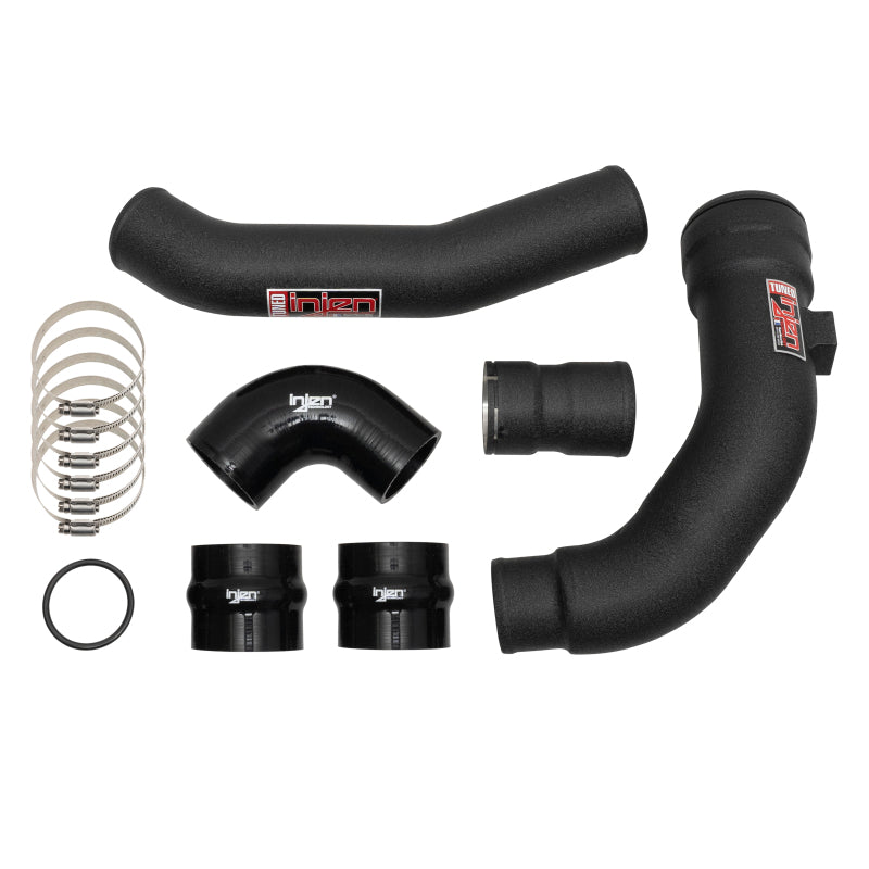 Injen SES9004ICPWB 17-22 Ford F250/F/350/F-450/F-550 V8-6.7L Turbo Diesel Wrinkle Black Intercooler Piping Kit