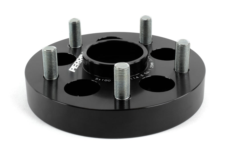 Perrin Performance PSP-WHL-226BK PERRIN Subaru/Toyota/Scion 25mm Wheel Adapter (Bolt-On Type) 5x100 to 5x114.3 w/56mm Hub - Pair