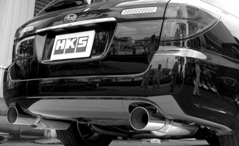 HKS 31019-AF019 05-07 Subaru Legacy GT (JDM Model Only) Silent Hi-Power Dual Exhaust