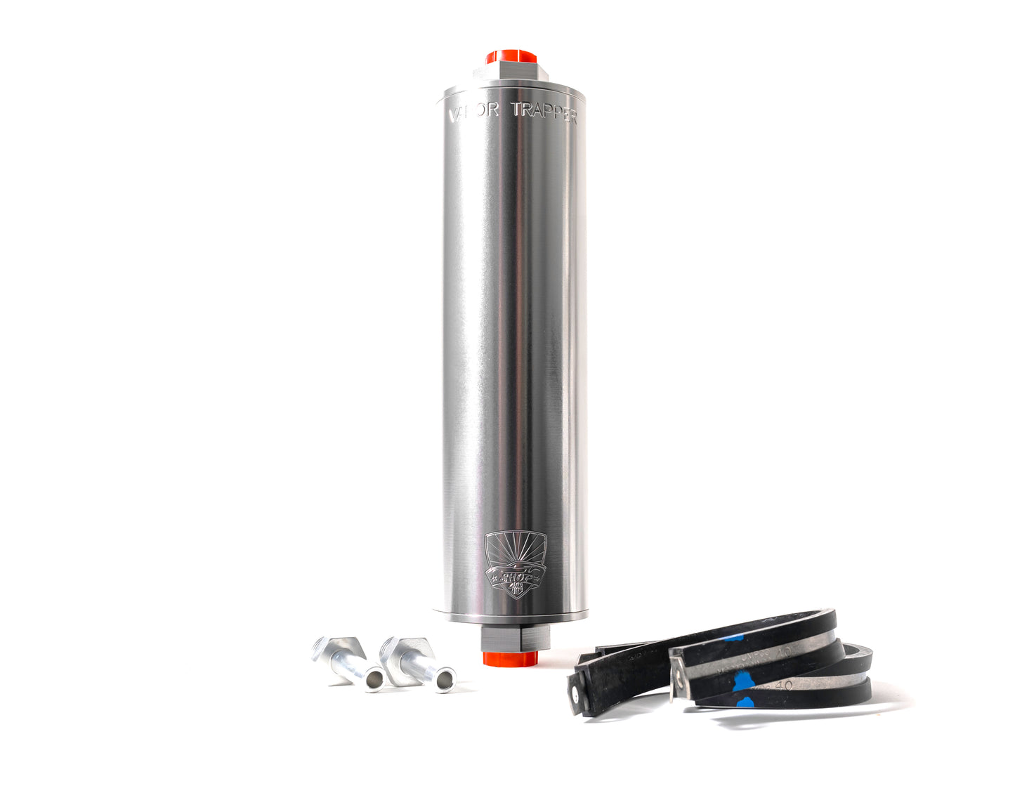 Vapor Trapper VAPVT8SIL-3/8-B Basic Install Package 8in Silver w/Dell Clamps