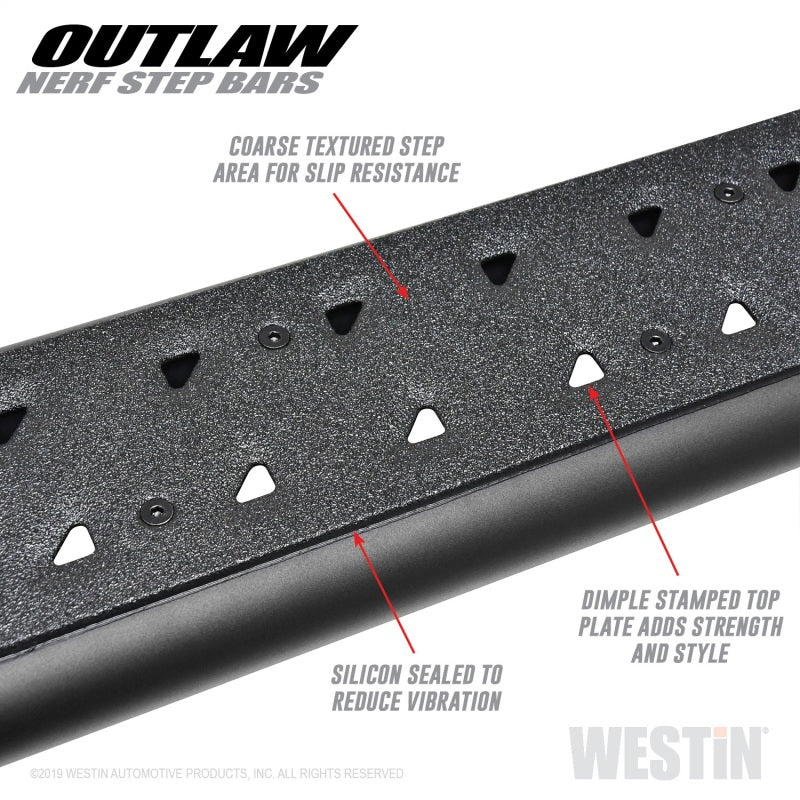 Westin 58-54085 2019 Dodge RAM Crew Cab ( Excludes 1500 Classic) Outlaw Nerf Step Bars
