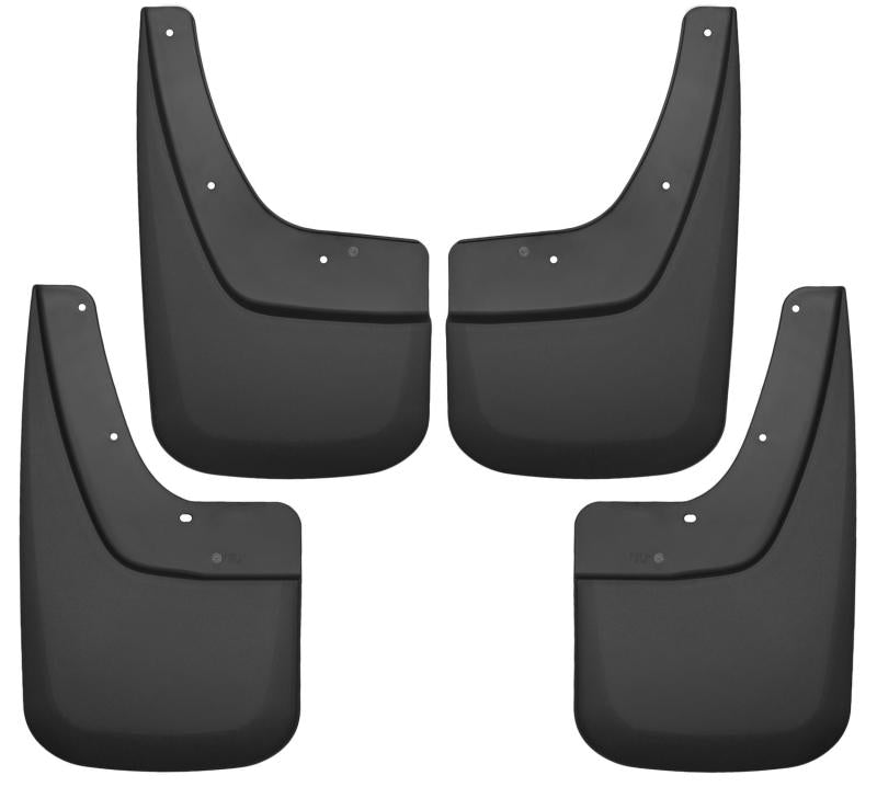 Husky Liners 56896 14-17 GMC Sierra 1500 / 15-16 Sierra 2500 HD Front and Rear Mud Guards - Black