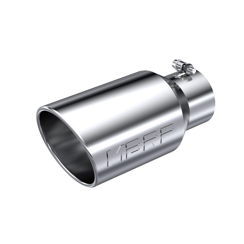 MBRP T5073 Universal Tip 6 O.D. Angled Rolled End 4 inlet 12 length